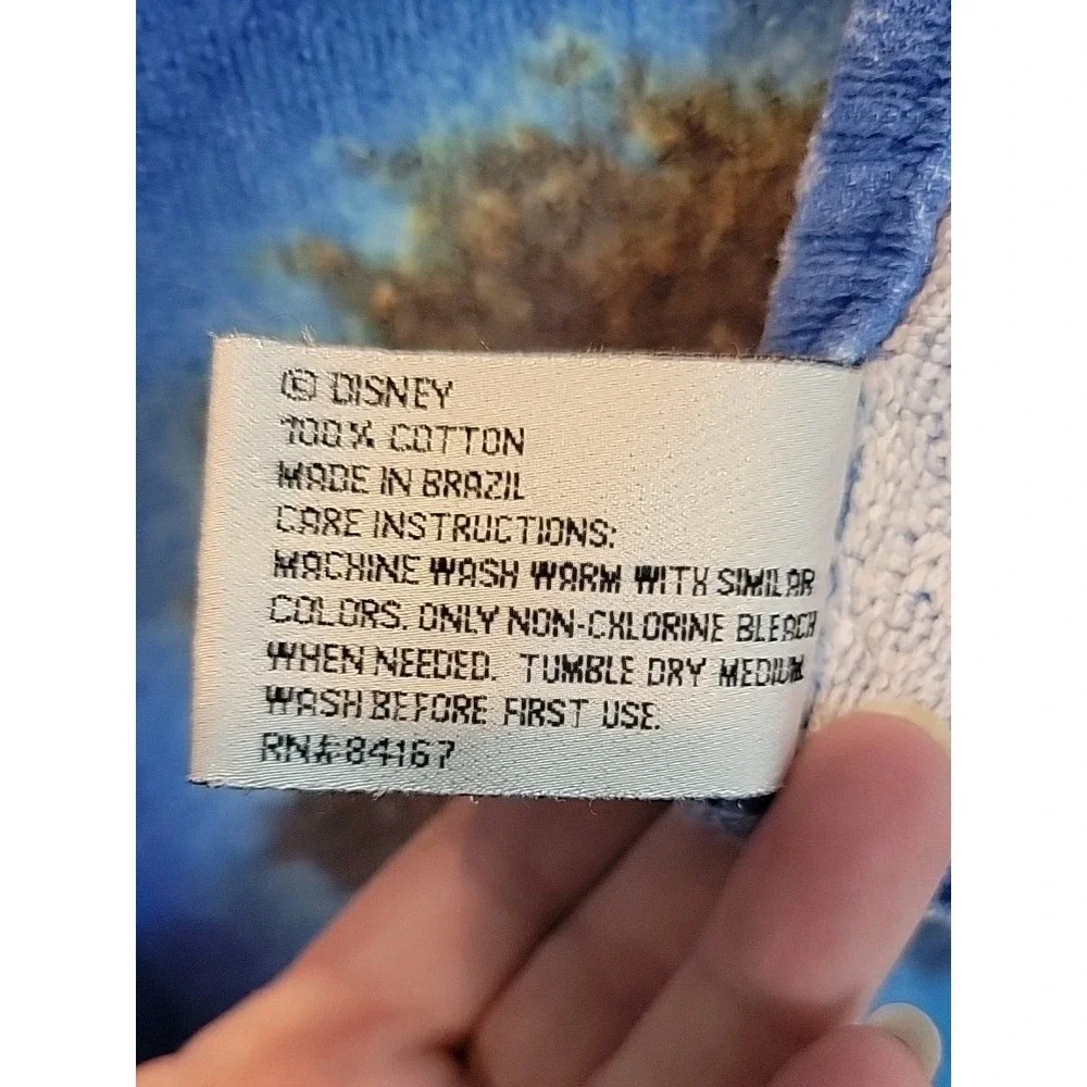 Vintage Disneyland Mickey Sourcerer Beach Stitch Dumbo Tinkerbell Beach Towel